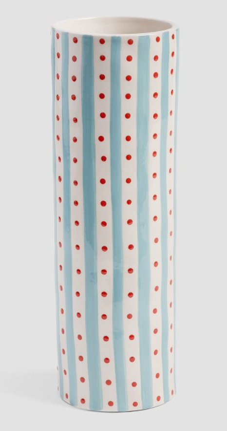 VASE CLASH DOT WEISS