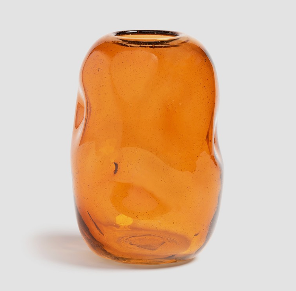 VASE BUBBLE ORANGE