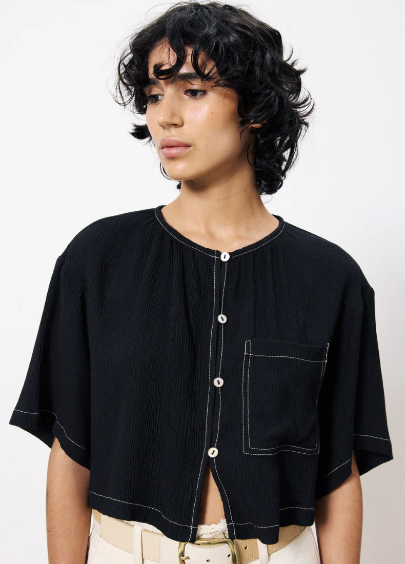 TOP CASIMIRE SCHWARZ "SS-CHC-25027"