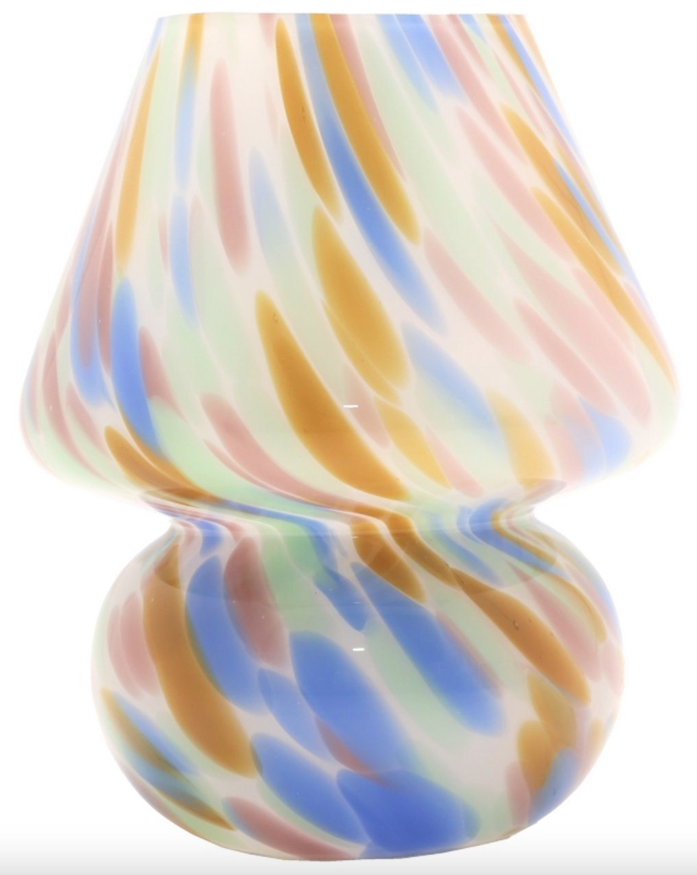 TISCHLAMPE "Lamp Joyful, blau/rosa , 19xø15cm"