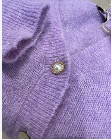 V-NECK CARDIGAN LILAC BREEZE "NURIETTE"