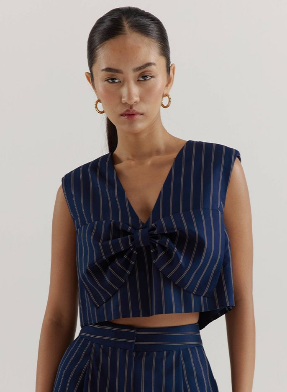 WESTE GESTREIFT BLUE STRIPES SABRINA-SS "DW25N401"