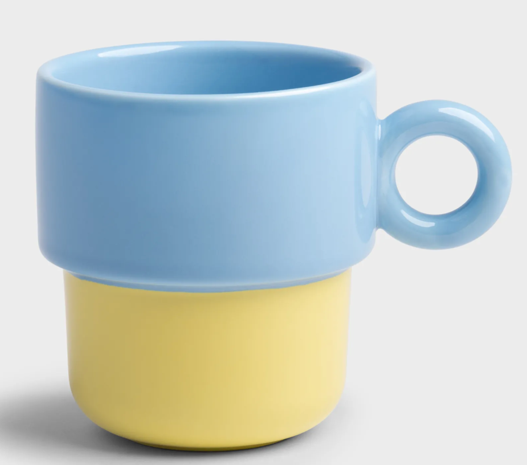 BECHER CHIQUITO BLAU/GELB