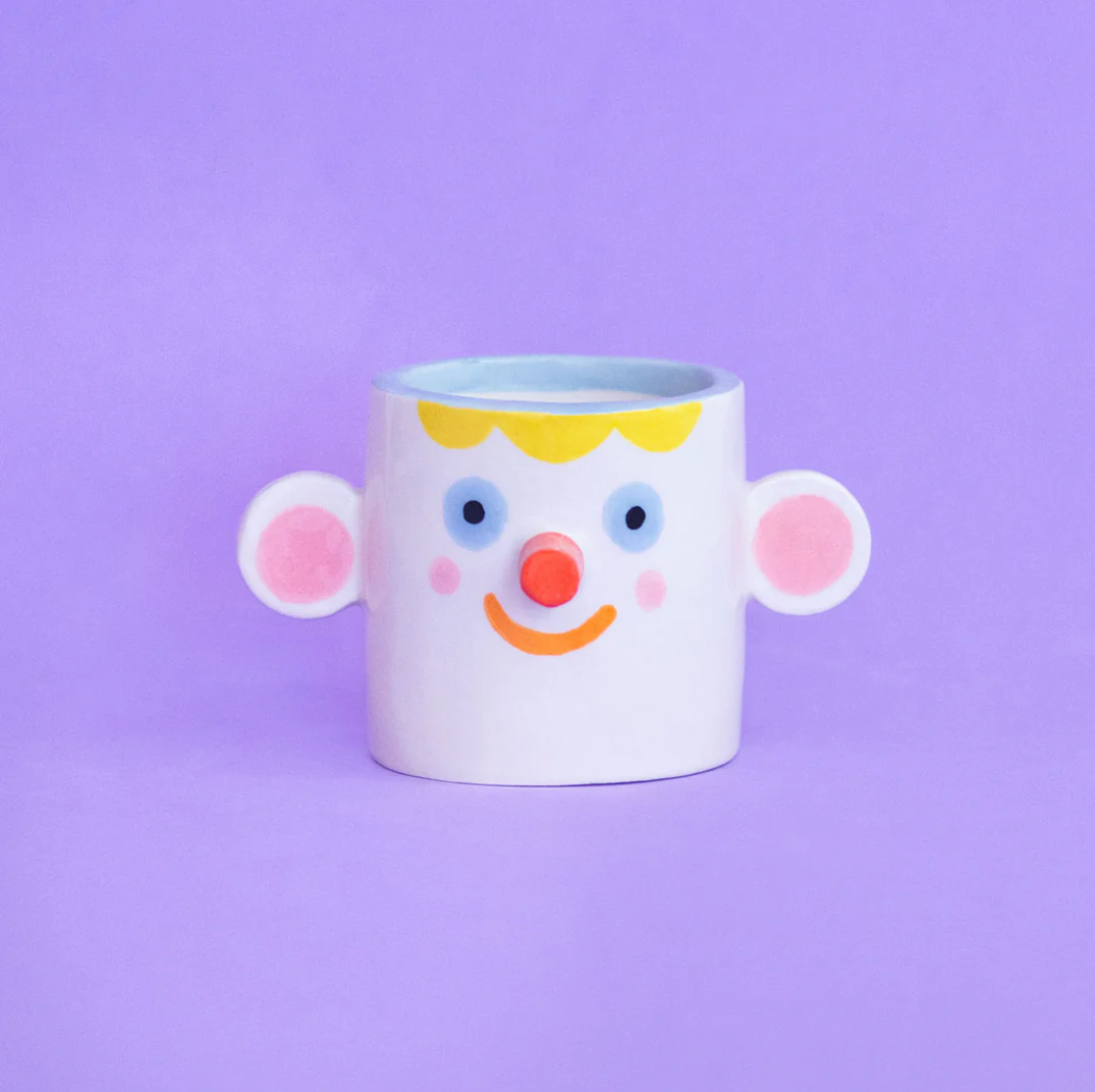 "Happy Face" Keramik Pot - ANA SEIXAS