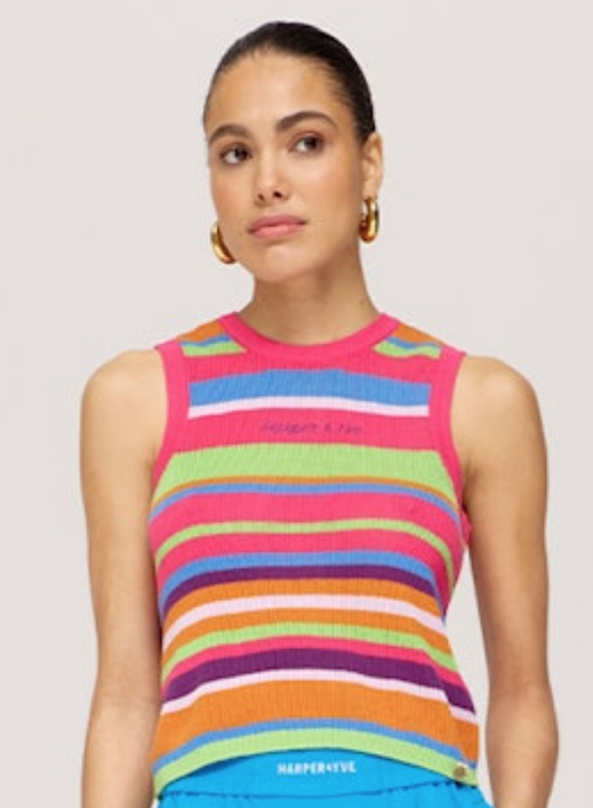 TOP MULTI STRIPE "LO-SS"