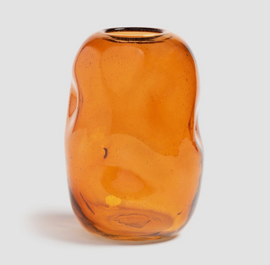 VASE BUBBLE ORANGE