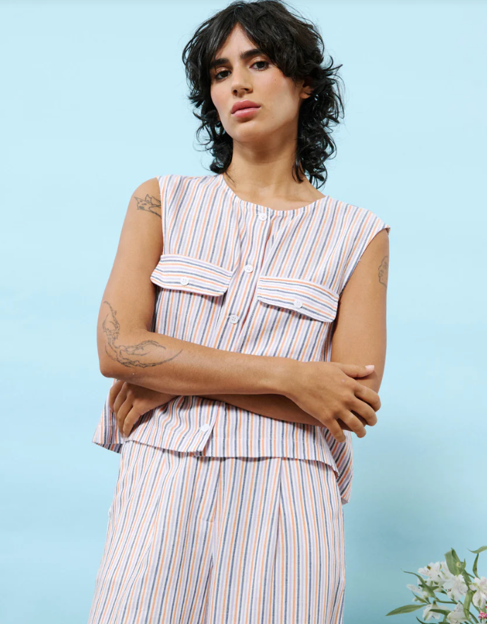 WESTE GILET NILANI ORANGE "HS-CHC-25201"