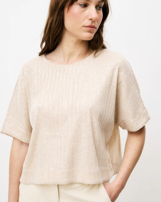 TOP NAINA BEIGE "HS-CHC-25228"