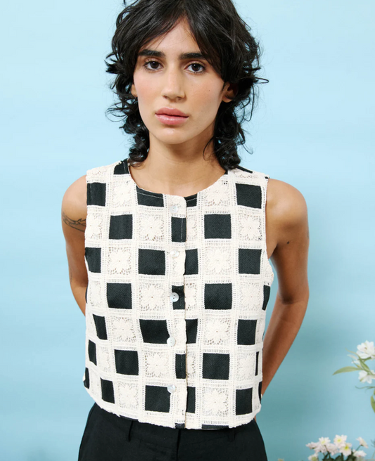 WESTE TOP LAISSA CREME "HS-CHC-25205"