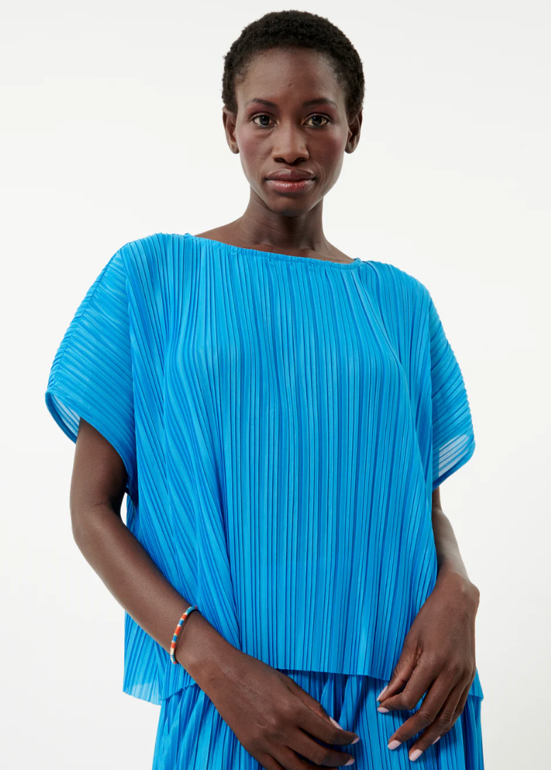 TOP PRISSIE BLEU AZUR "F12763"