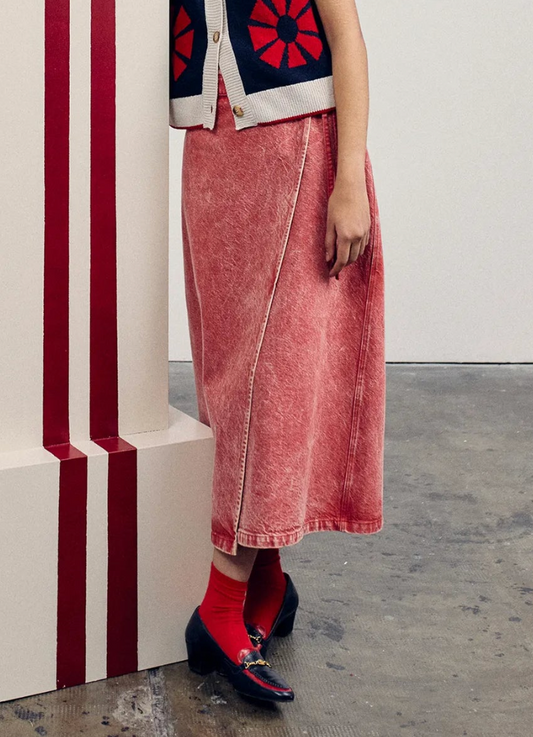 WRAPPED COTTON SKIRT