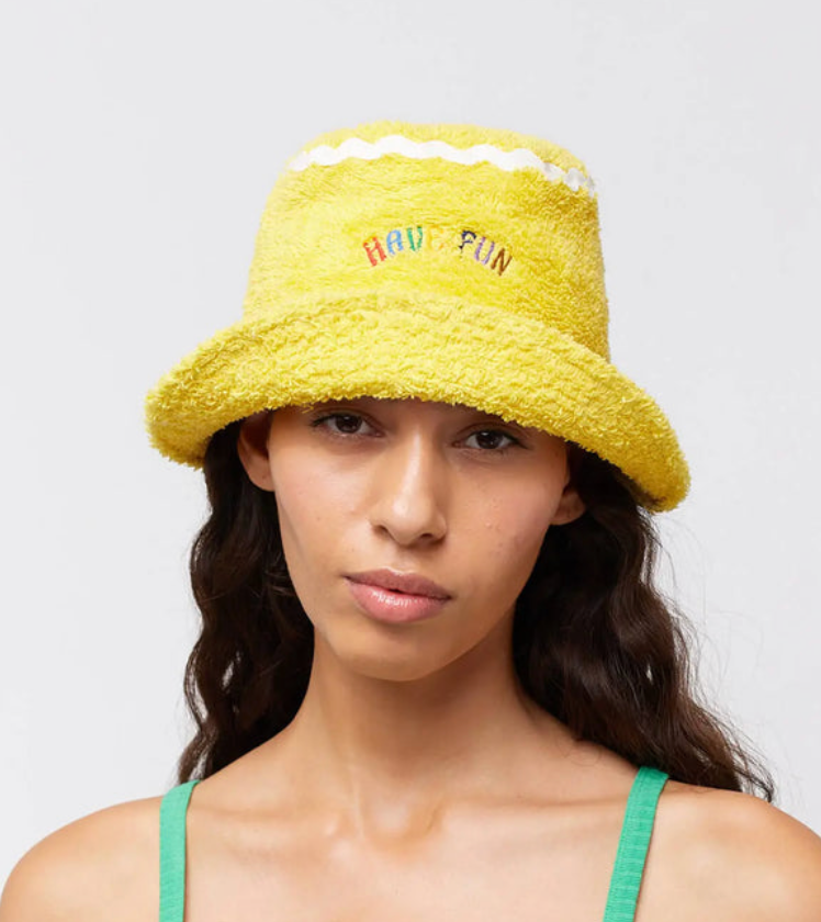 BUCKET HAT HAVE FUN GELB