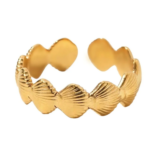 "ANE" RING MUSCHEL VERSTELLBAR