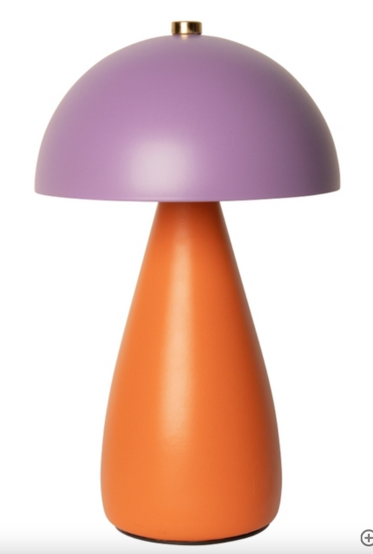 TISCHLAMPE Mrs. Wiederaufladbar, orange/violet, 26xø15