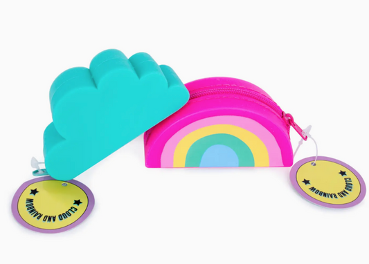 WOLKE UND REGENBOGEN GELDBEUTEL SILIKON