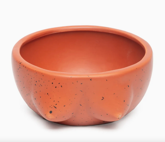 TITS TERRACOTTA-SCHALE - HANDGEMALT BOOBIE SCHALE