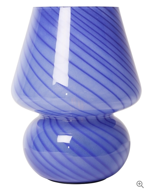 TISCHLAMPE "Lamp Joyful, cobalt, 19xø15cm"