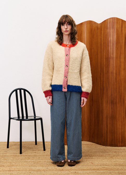 STRICKJACKE CYCLAMEN CREME