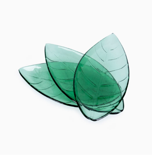 VORSPEISETELLER BLATT GRÜN (EINZELT)