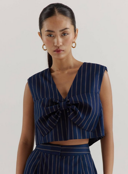 WESTE GESTREIFT BLUE STRIPES SABRINA-SS "DW25N401"