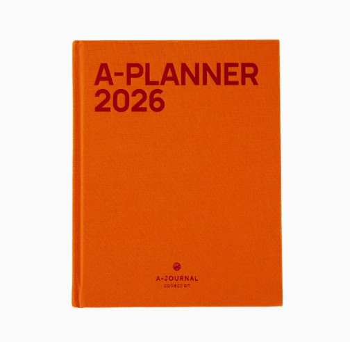 A-Journal Spiral-Organizer 2026 - Pink Rot