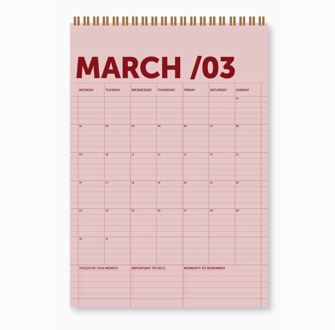 A3 Calendar 2026 "Kalendar 2026"