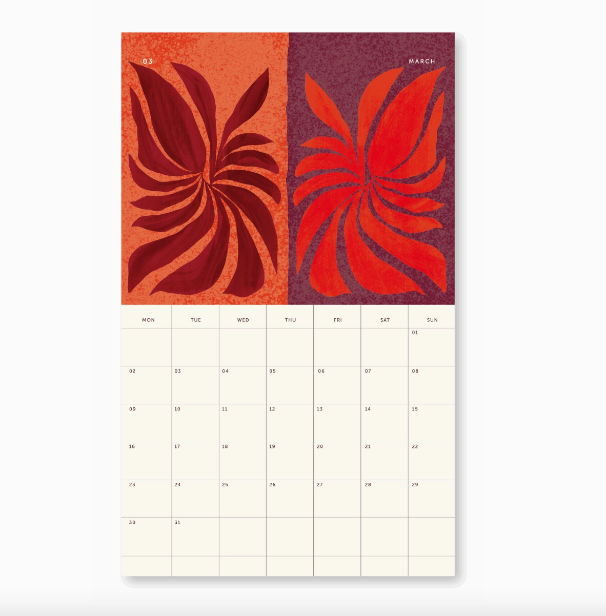 Calendar 2026 Arty (Kalender)