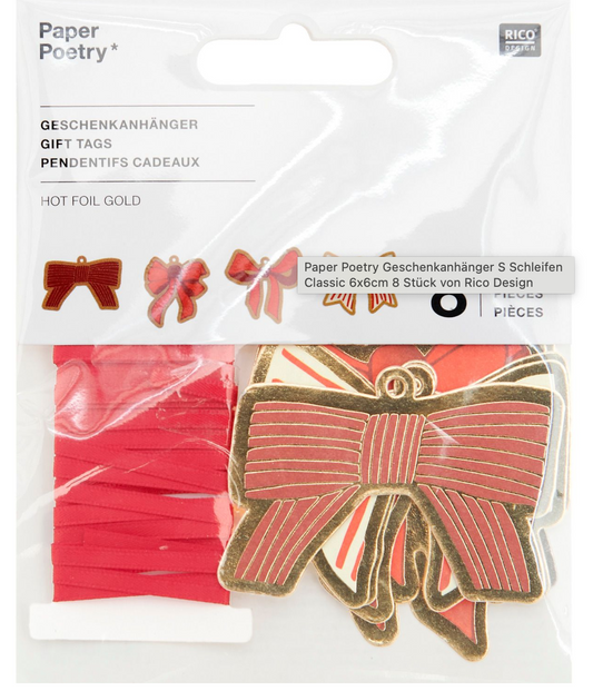 GESCHENKANHÄNGER PAPER POETRY