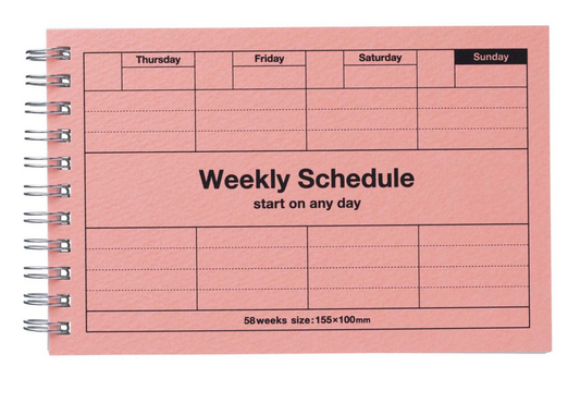 Wochenplaner (ohne Datum)