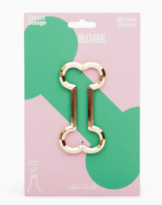 FLASCHENÖFFNER GOLDENER KNOCHEN