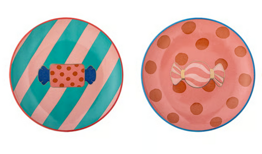 TELLER STEINGUT BONBON