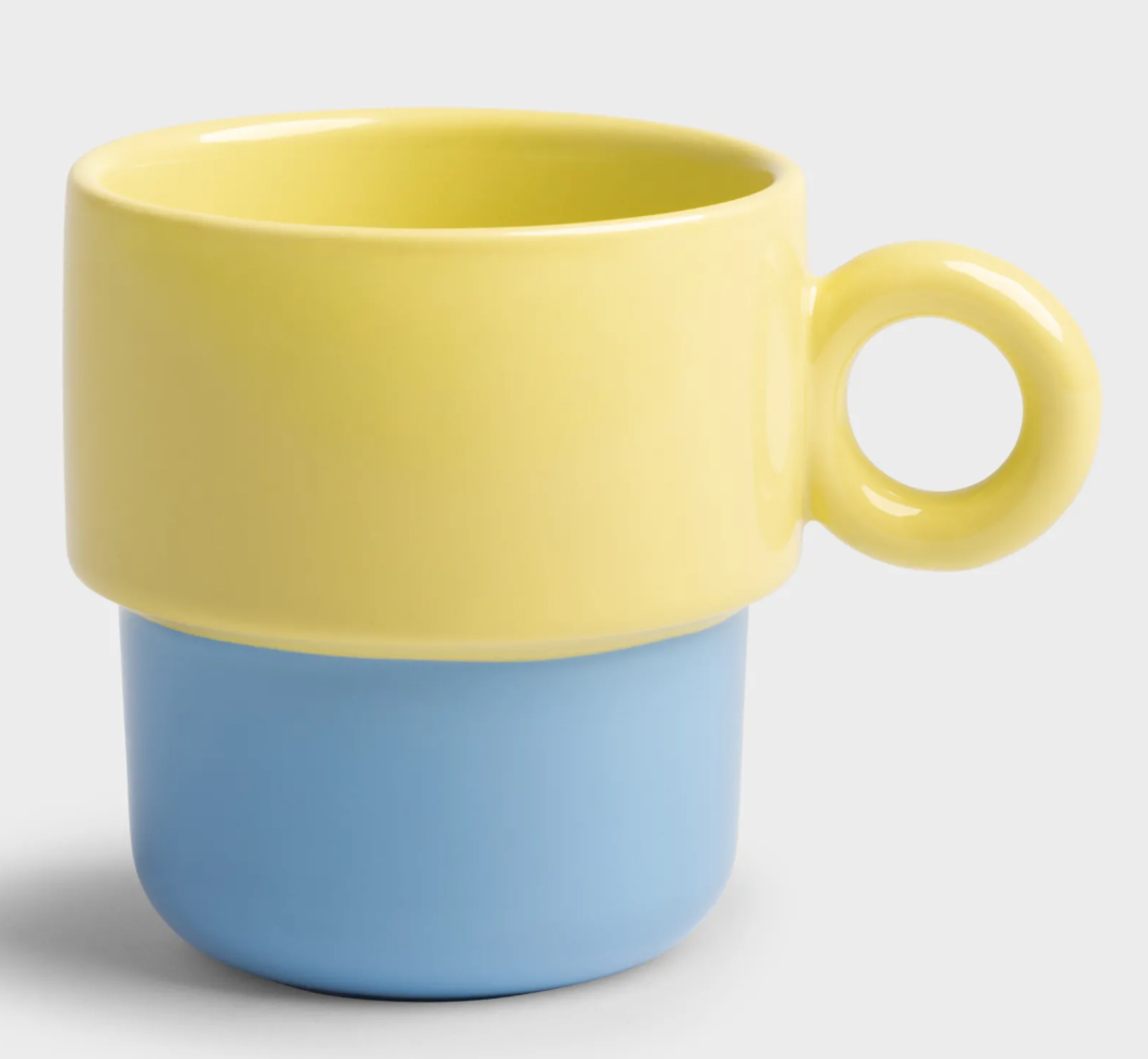 BECHER CHIQUITO BLAU/GELB