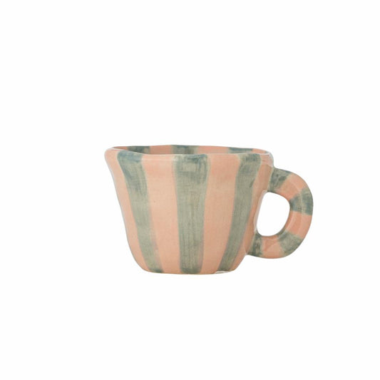 TASSE NINI STREIFEN ROSA BLAU