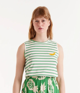 TOP GESTREIFT BANANE "52C/42108"