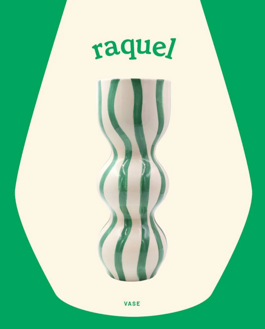 VASE GRÜN "VASE RAQUEL - RAYAS BAILARINAS"