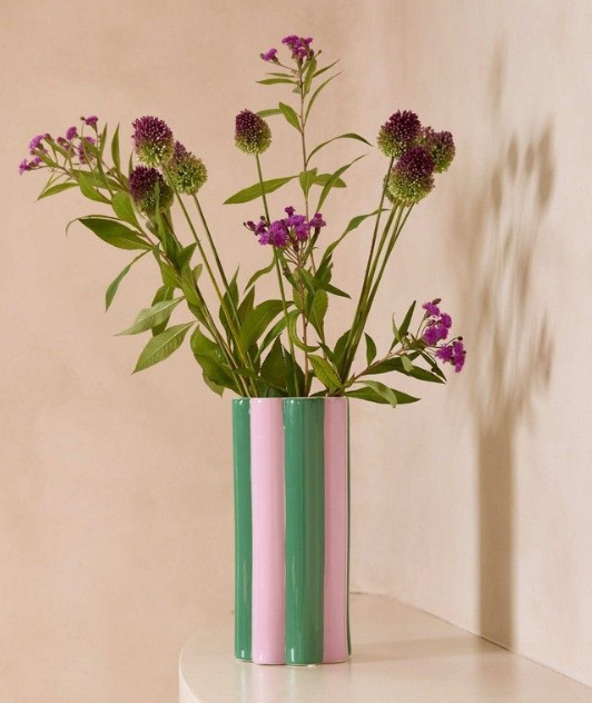 VASE GRÜN ROSA "VASE ARTURO - AMOR DEL COLOR (GREEN)"