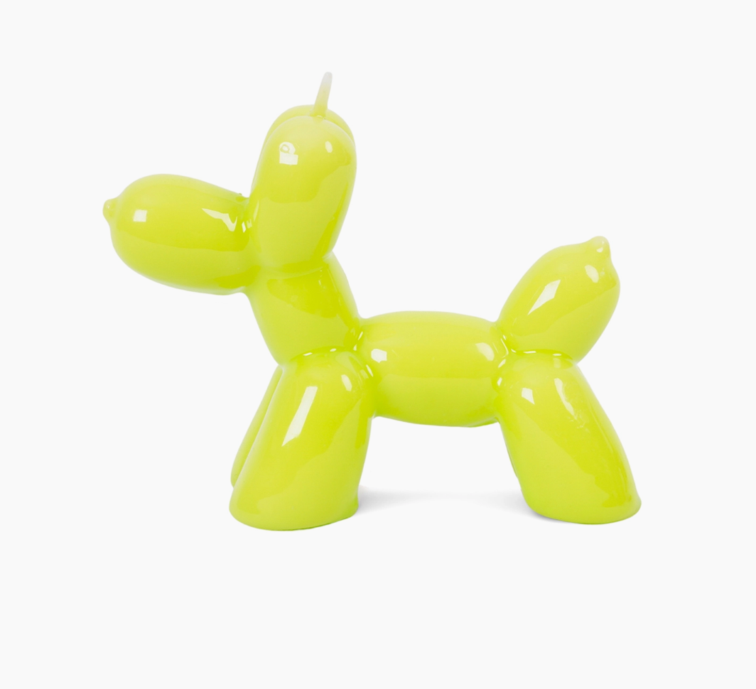 BALLON HUND KERZE BALLON DOG