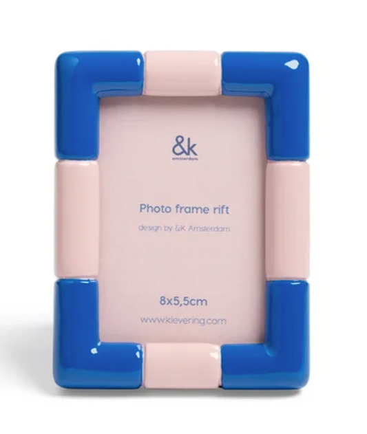 BILDERRAHMEN RIFT BLAU