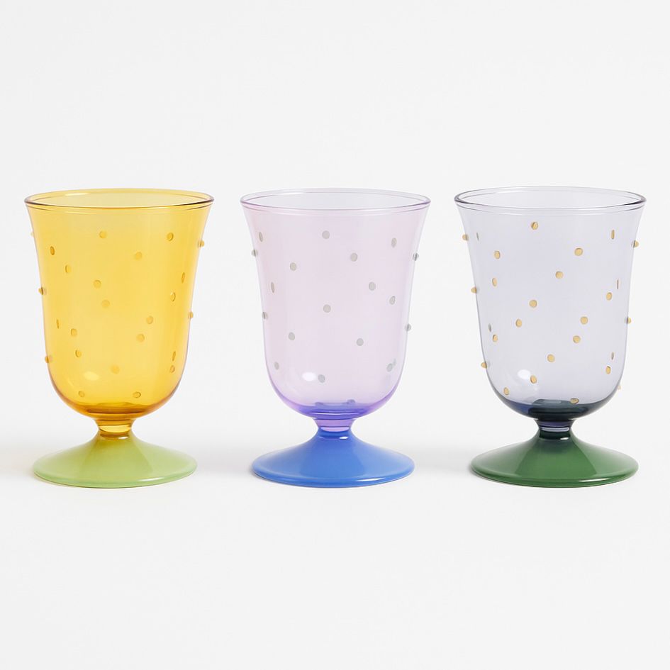 WASSERGLÄSER DOT DUNKEL