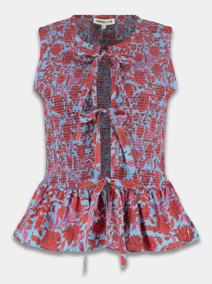 TOP FLIRTY FLOWER "CINDY-SS"