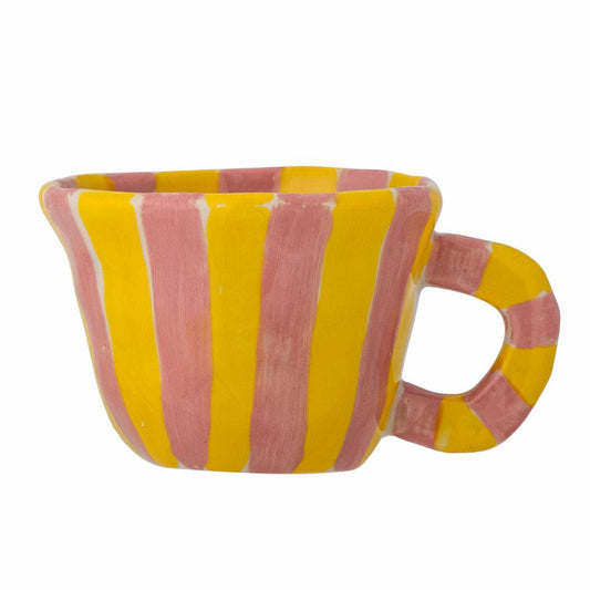 TASSE NINI GESTREIFT ROSA GELB