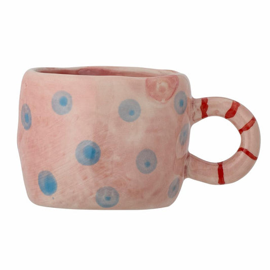 TASSE NINI GEPUNKTET ROSA BLAU